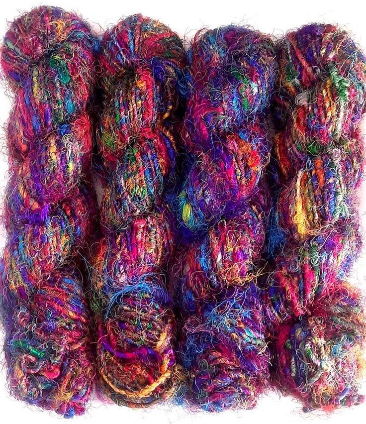 Recycled silk yarn (17)